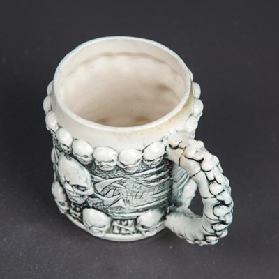 Кружка "Череп", 0,3 л, микс, керамика - фото 556776