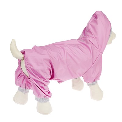 Комбинезон  для собак, 2XL (ДС 34-36 см, ОШ 34-36 см, ОГ 44-48 см), розовый - фото 669785