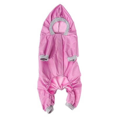 Комбинезон  для собак, 2XL (ДС 34-36 см, ОШ 34-36 см, ОГ 44-48 см), розовый - фото 669787