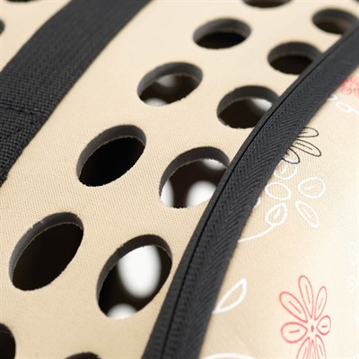 Складная сумка-переноска с отдельным входом, материал EVA, 43,5 х 28 х 33 см, бежевая - фото 672769