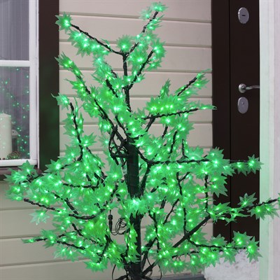 Дерево светодиодное улич. 1,5 м. "Клён" 600Led, 36W, 220V Зеленый - фото 679535