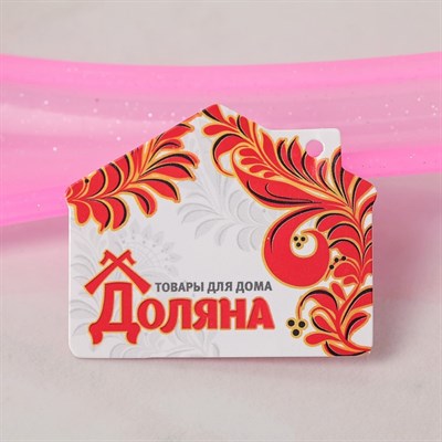 Мочалка для тела с ручкой гнущаяся, 35 гр, цвет МИКС - фото 712429