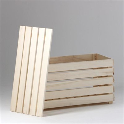 Скамья с ящиком, 80×40×45см, из липы - фото 713950