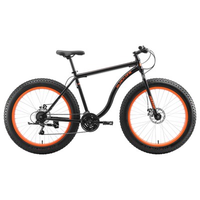 Велосипед 26" Black One Monster D, 2020, цвет чёрный/оранжевый, размер 20" - фото 729044