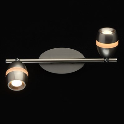 Светильник "Этингер", 2x4Вт LED 3000K 640лм, цвет никель - фото 729761