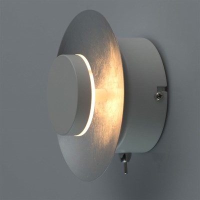 Светильник "Галатея" 6Вт LED 3000K серебро 15x15x7,7см - фото 730695