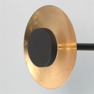 Светильник "Галатея" 2x6Вт LED 3000K золото, черный 15x41x11см - фото 730700