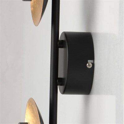 Светильник "Галатея" 2x6Вт LED 3000K золото, черный 15x41x11см - фото 730705