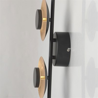 Светильник "Галатея" 4x6Вт LED 3000K золото, черный 15x75x11см - фото 730737