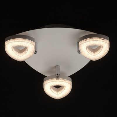 Светильник "Этингер" 3x4Вт LED 3000K белый 26x26x16см - фото 730938