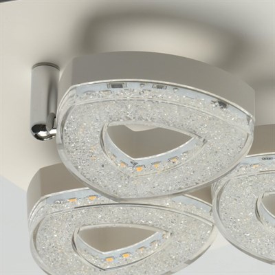 Светильник "Этингер" 3x4Вт LED 3000K белый 26x26x16см - фото 730942