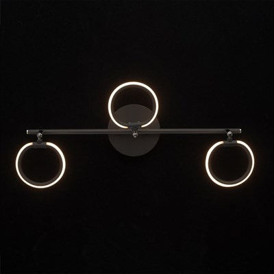 Светильник "Этингер" 3x3Вт LED 3000K черный 53x12x21см - фото 731018