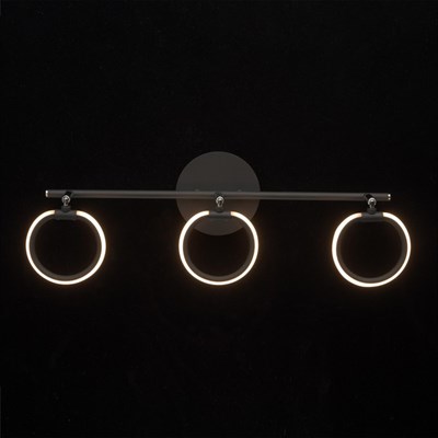 Светильник "Этингер" 3x3Вт LED 3000K черный 53x12x21см - фото 731019