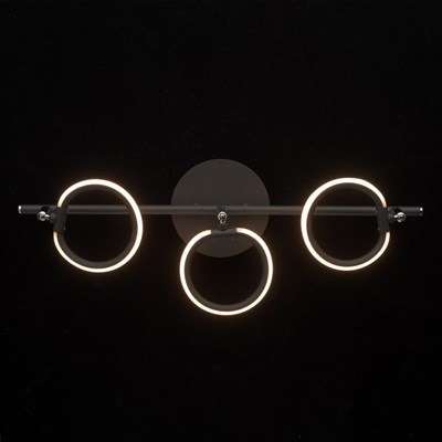 Светильник "Этингер" 3x3Вт LED 3000K черный 53x12x21см - фото 731021