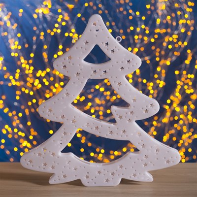 Фигура "Елка" 40х25, пластик, 40 LED 240V МУЛЬТИ - фото 763855