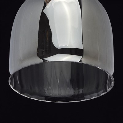 Люстра подвес "Лоск" 1x40W E27 хром 14x14x210см - фото 767136