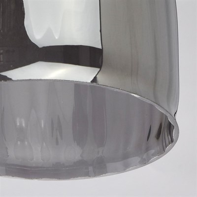 Люстра подвес "Лоск" 1x40W E27 хром 14x14x210см - фото 767138