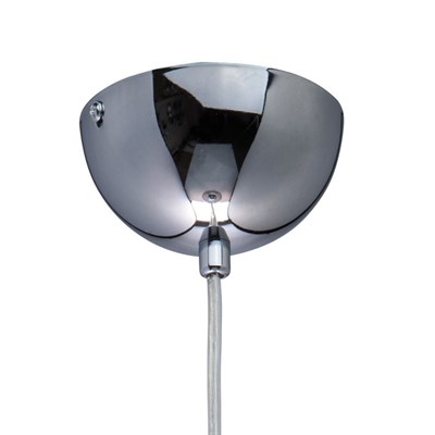 Люстра подвес "Лоск" 1x40W E27 хром 14x14x210см - фото 767139