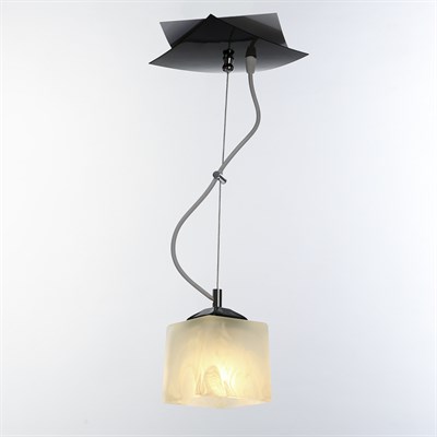 Люстра "Конверт-экрю", 1 лампа, 60 Вт, Е27 - фото 767396