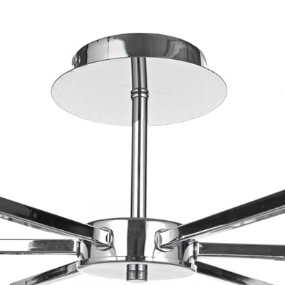 Люстра 54001/6 6х60W E27 хром/белый 65х65х31 см - фото 767893