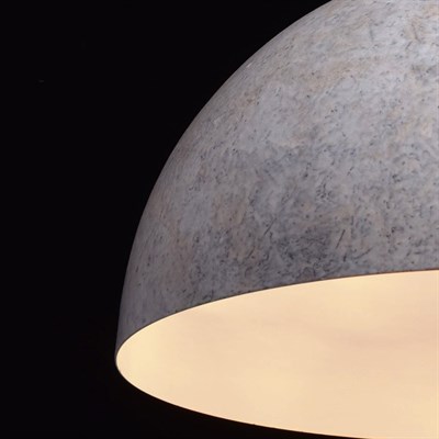 Люстра подвес "Галатея" 1x15W E27 белый 35x35x215см - фото 769280