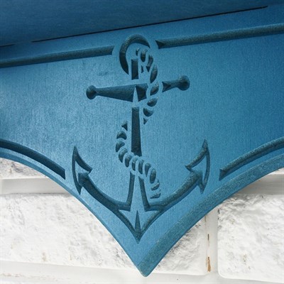 Полка навесная "Морская" 49*17,5*17см - фото 795288