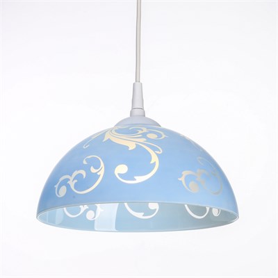 Светильник  Колпак "Андри" 1 лампа E27 40Вт Синий  д.250 - фото 850037