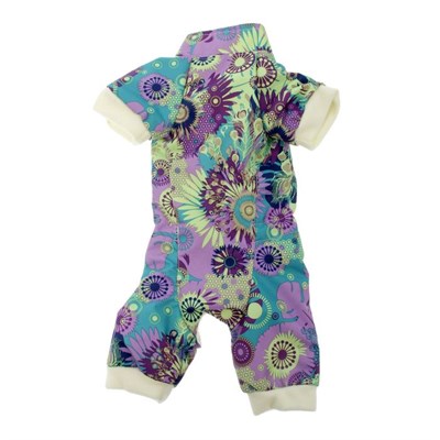 Комбинезон на флисовом подкладе цветной, девочка, S (ДС 20-22 см, ОШ 26 см, ОГ 30-34 см) - фото 905651