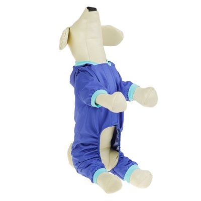 Комбинезон для собак, M (дс - 25 см, ог - 34 см), синий - фото 908980