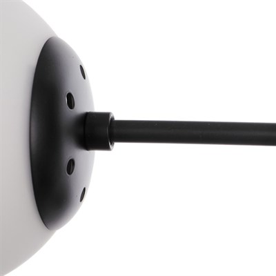 Люстра 49801/9 9х60W E27 черный/белый 82х82х36 см - фото 924793