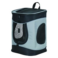 Переноска-рюкзак Trixie Timon, 34 x 44 x 30 см, черный/серый