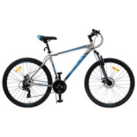 Велосипед 27,5&quot; Stels Navigator-700 MD, F010, цвет серебристый/синий, размер 19&quot;