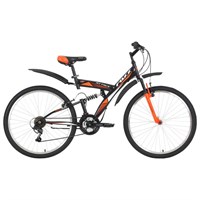 Велосипед 26" Foxx Attack, 2020, цвет черный, размер 18"