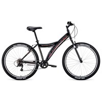 Велосипед 26&quot; Forward Dakota 1.0, 2020, цвет чёрный/красный, размер 16.5&quot;