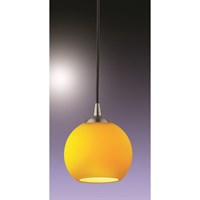Люстра "Ируса" 1 лампа (E14 60W 220V) ник/желтый