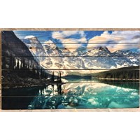 Картина для бани "Горные пейзажи", МАССИВ, 60×40 см