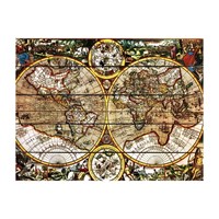 Картина для бани "Карта мира", МАССИВ, 40×30 см