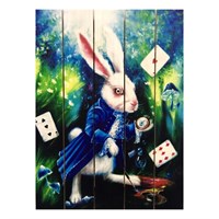 Картина для бани "Алиса в Стране чудес", МАССИВ, 40×30 см