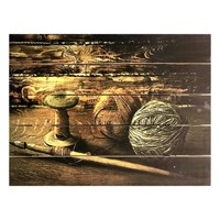 Картина для бани "Старинный ткацкий набор", МАССИВ, 40×30 см