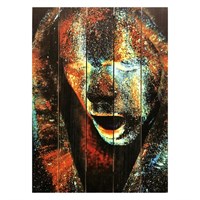 Картина для бани, тематика арт "Эмоции", МАССИВ, 40×30 см