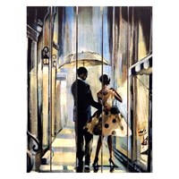 Картина для бани, тематика живопись "Джентльмен", МАССИВ, 40×30 см