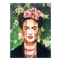 Картина для бани, тематика люди "Фрида Кало", МАССИВ, 40×30 см