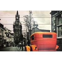 Картина для бани "Лондон ретро", МАССИВ, 40×60 см