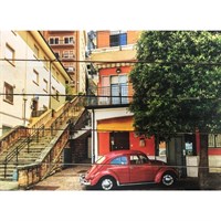 Картина для бани "Город ретро", МАССИВ, 40×60 см