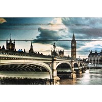 Картина для бани &quot;Лондонский мост&quot;, МАССИВ, 40×60 см