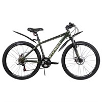 Велосипед 26" Stinger Caiman D, 2020, цвет зелёный, размер 16"
