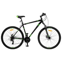 Велосипед 29&quot; Stels Navigator-900 MD F010, цвет чёрный/зелёный размер 21&quot;