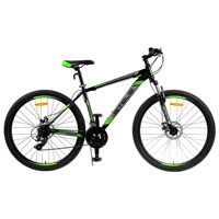 Велосипед 27.5&quot; Stels Navigator-700 MD F010, цвет чёрный/зелёный, размер 19&quot;