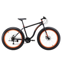 Велосипед 26&quot; Black One Monster D, 2018, цвет чёрный/оранжевый, размер 18&quot;