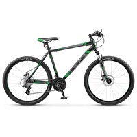 Велосипед 26" Stels Navigator-500 MD, V020, цвет чёрный/зелёный, размер 20"